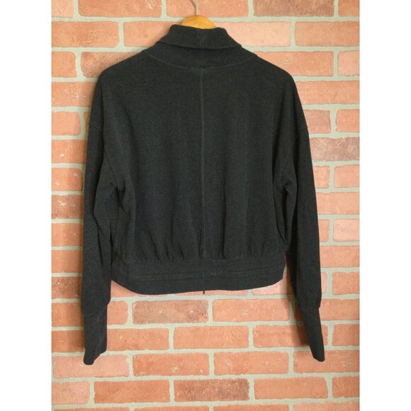 Sweaty Betty Melody Luxe Fleece Pullover Sweatshirt Top Size 10 L Turtleneck - Picture 3 of 7